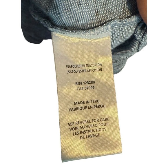 Travis Mathew Mens Golf Polo Shirt Size Large Blue Poly Cotton - Picture 8 of 8